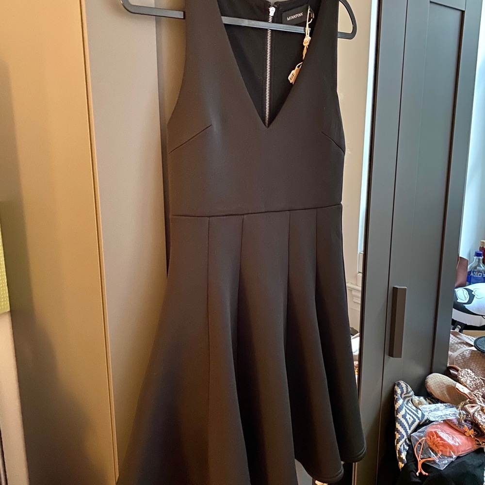 MINKPINK Little black dress with flared bottom